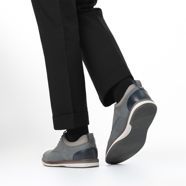 Men's Non-Slip Casual Oxford Shoes - GREY - 7